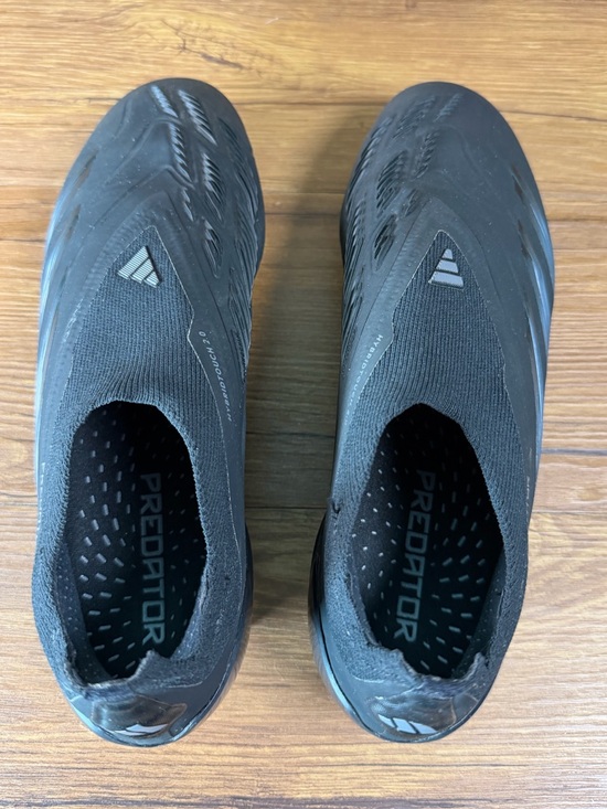 adidas Predator 24 Elite Laceless FG Soccer Cleats Men’s Size 7.5 Slip-On Black‎ main image 9